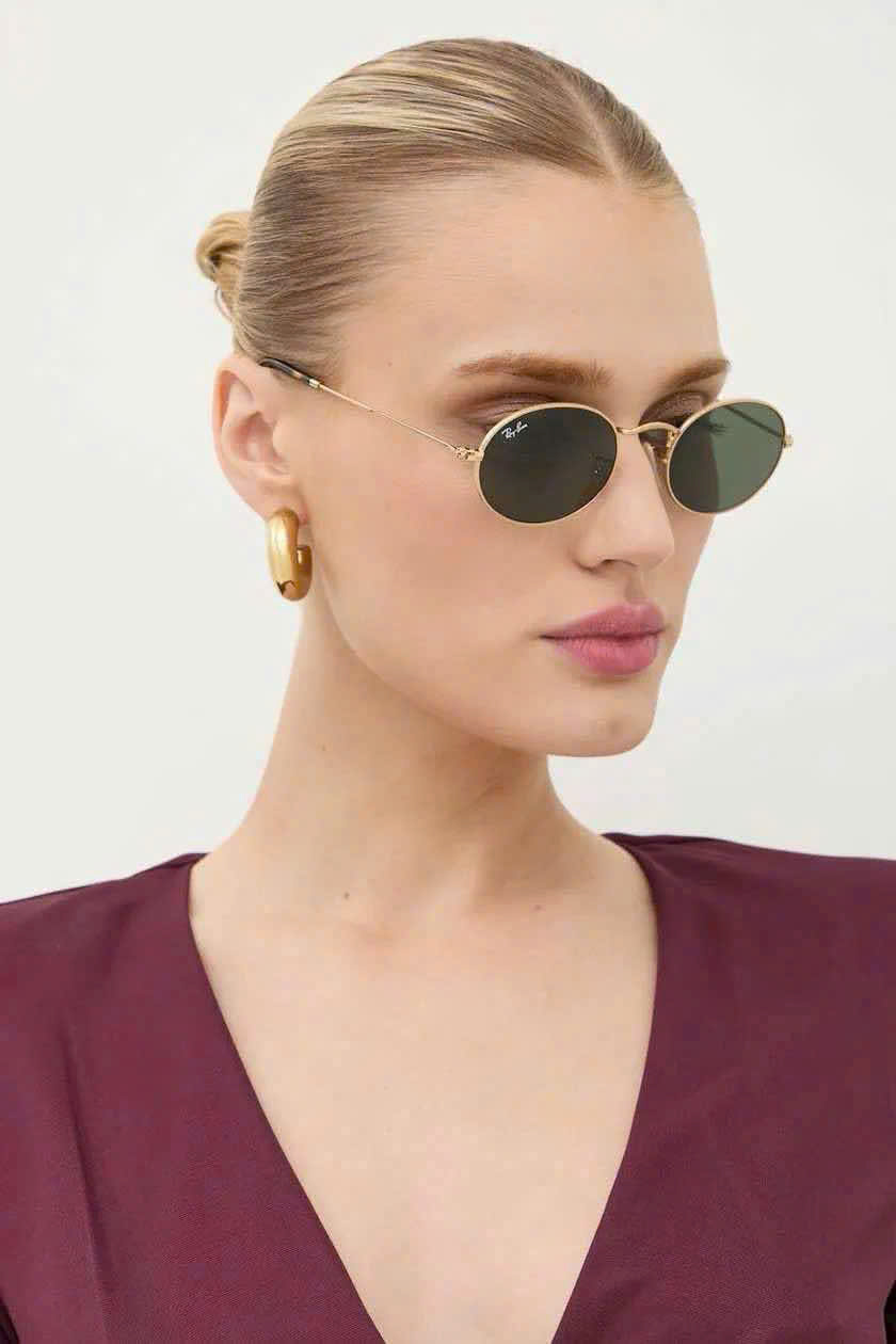 Kính Mắt Ray-Ban ORB3547N Oval Green – Phong Cách Unisex Cá Tính, Chống Tia UV400 Hiệu Quả