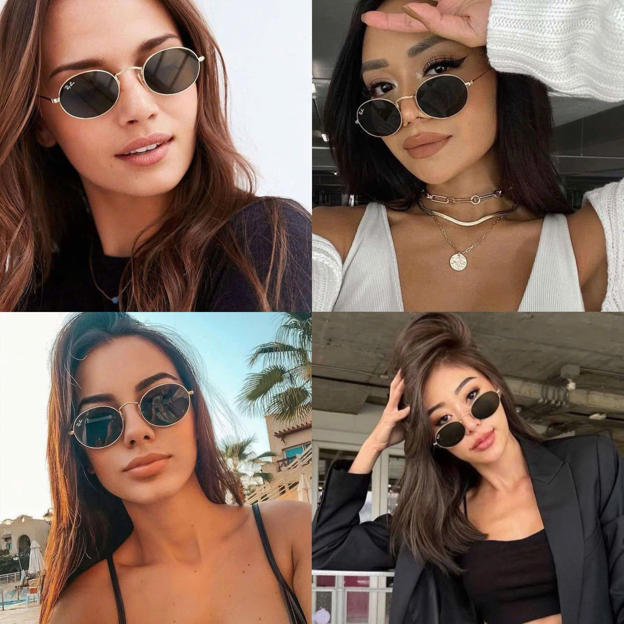 Kính Mắt Ray-Ban ORB3547N Oval Green – Phong Cách Unisex Cá Tính, Chống Tia UV400 Hiệu Quả