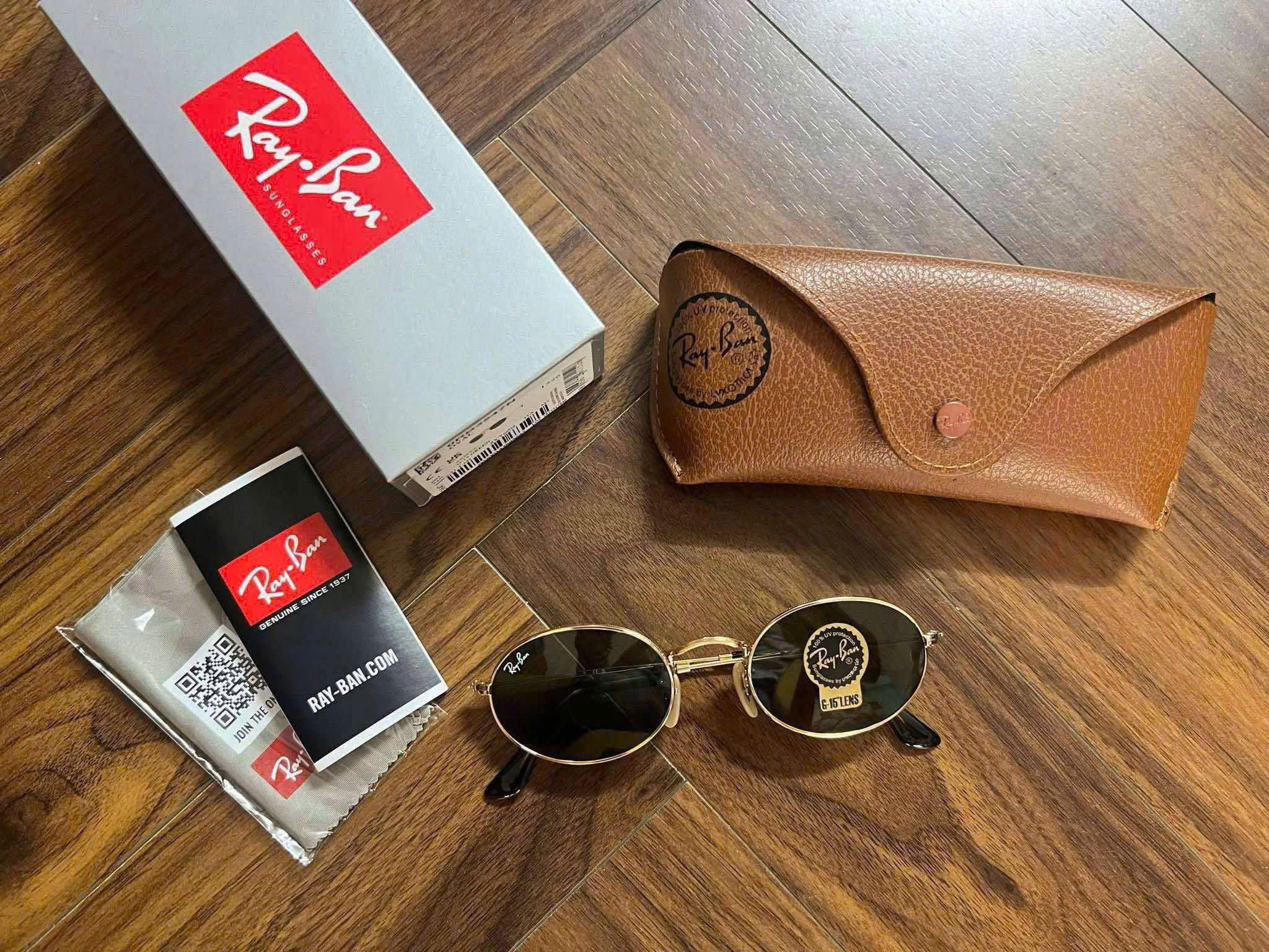 Kính Mắt Ray-Ban ORB3547N Oval Green – Phong Cách Unisex Cá Tính, Chống Tia UV400 Hiệu Quả