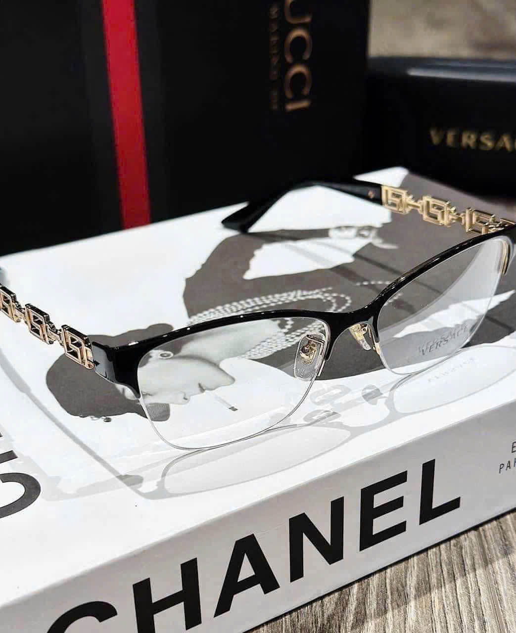 Gọng kính Versace VE1270 – Gọng kính Halfrim đẳng cấp mang dấu ấn thời trang Ý