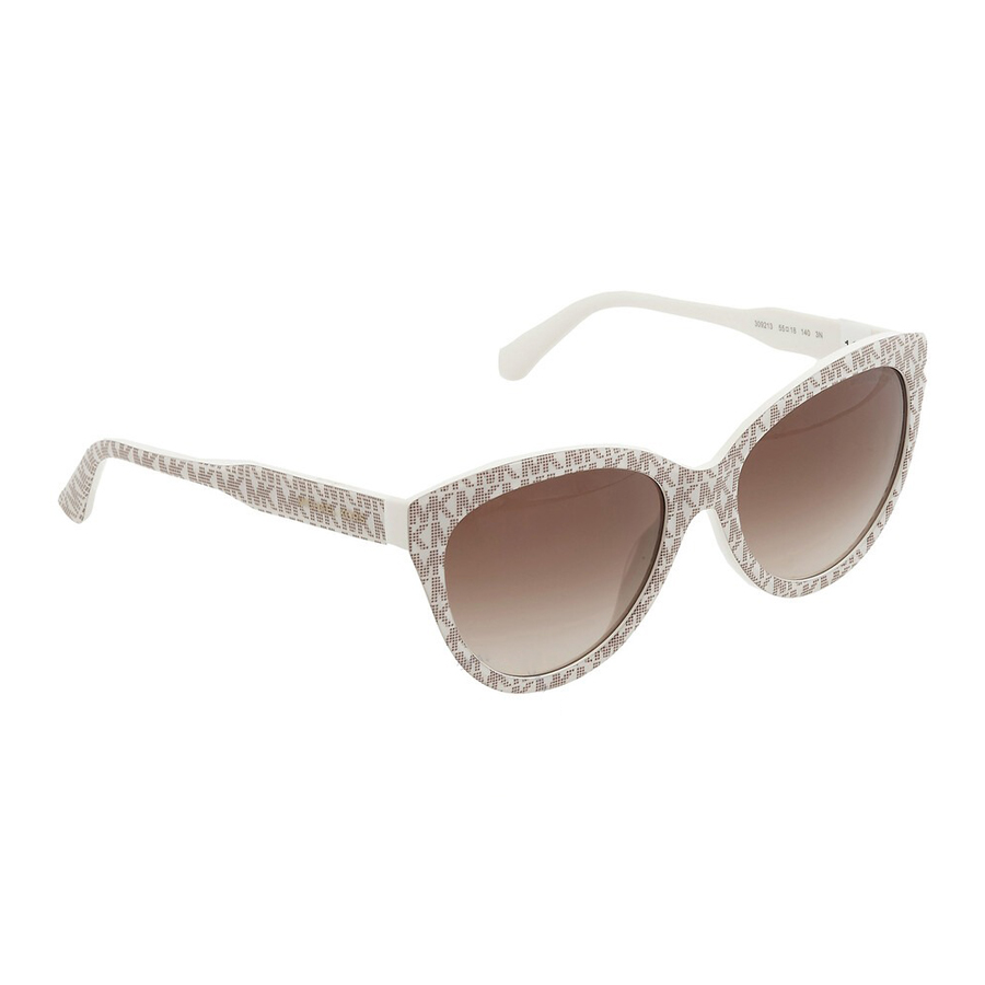 Kính Mát Nữ Michael Kors MK  Brown Gradient Cat Eye Ladies Sunglasses MK2158 309213 55 Màu Nâu