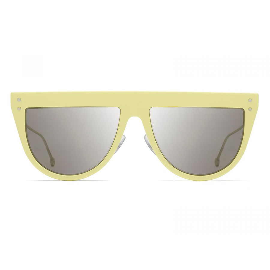 Kính Mát Nữ Fendi Sunglasses Yellow Frame FF 0372/S 40G Màu Vàng