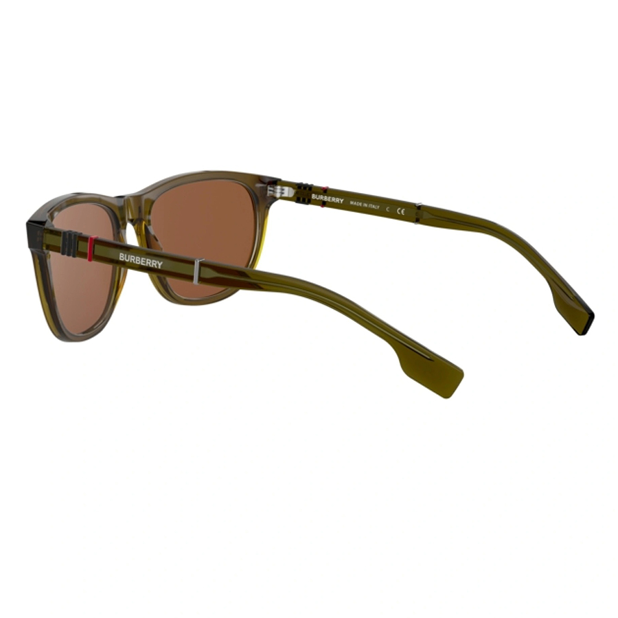 Kính Mát Burberry BE 4319 335673 Brown Rectangular Sunglasses Màu Nâu