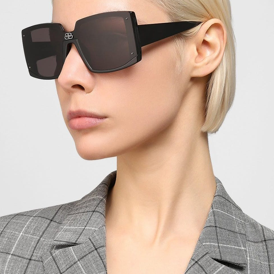 Kính Mát Balenciaga BB0081S 001 Black Sunglasses Màu Đen