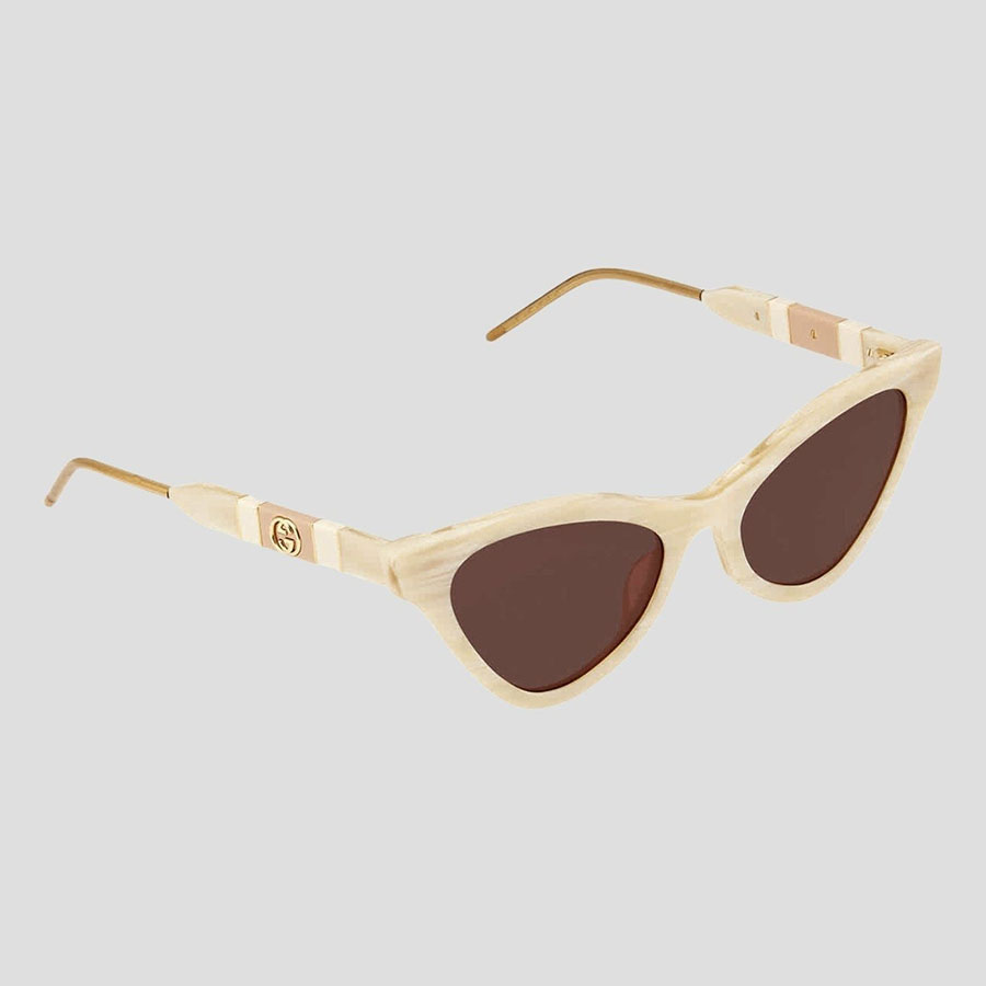 Kính Mát Nữ Gucci GG0597S-005 Màu Nâu Be