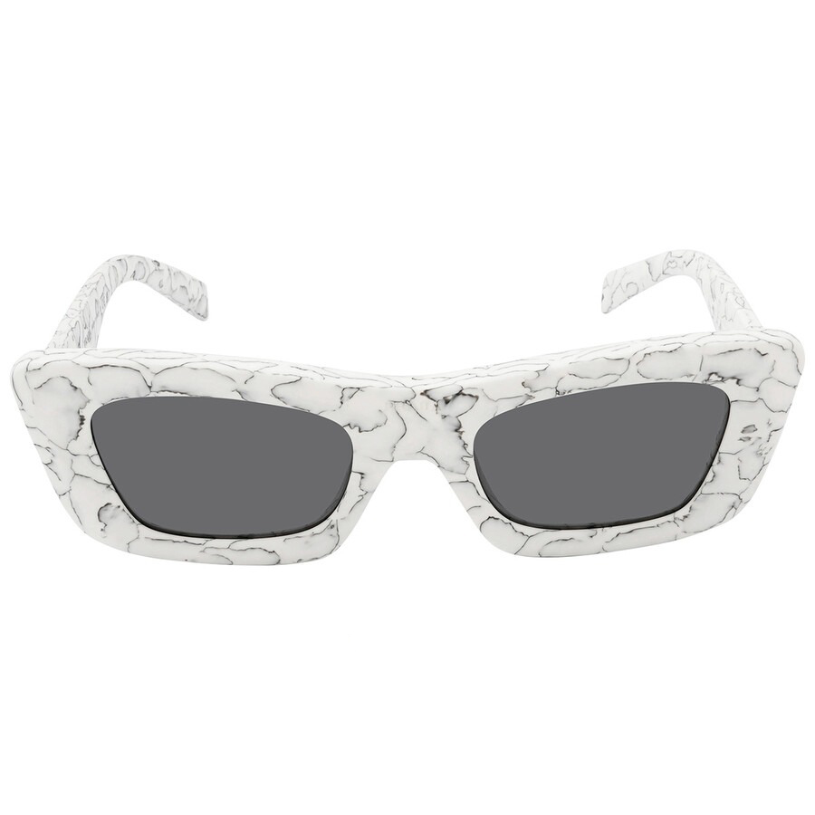 Kính Mát Nữ Prada Dark Grey Cat Eye Ladies Sunglasses PR 13ZS 17D5S0 50 Màu Xám Trắng