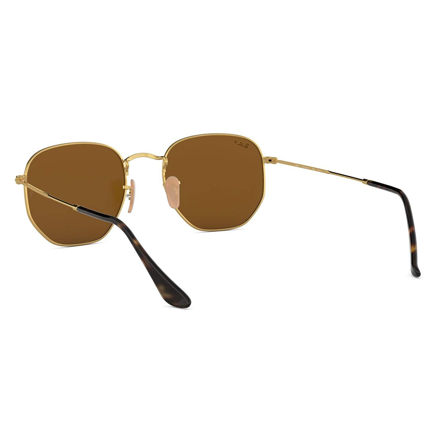 Kính Mát Ray-Ban Hexagonal Sunglasses RB3548N 001/57 51 Màu Nâu Vàng