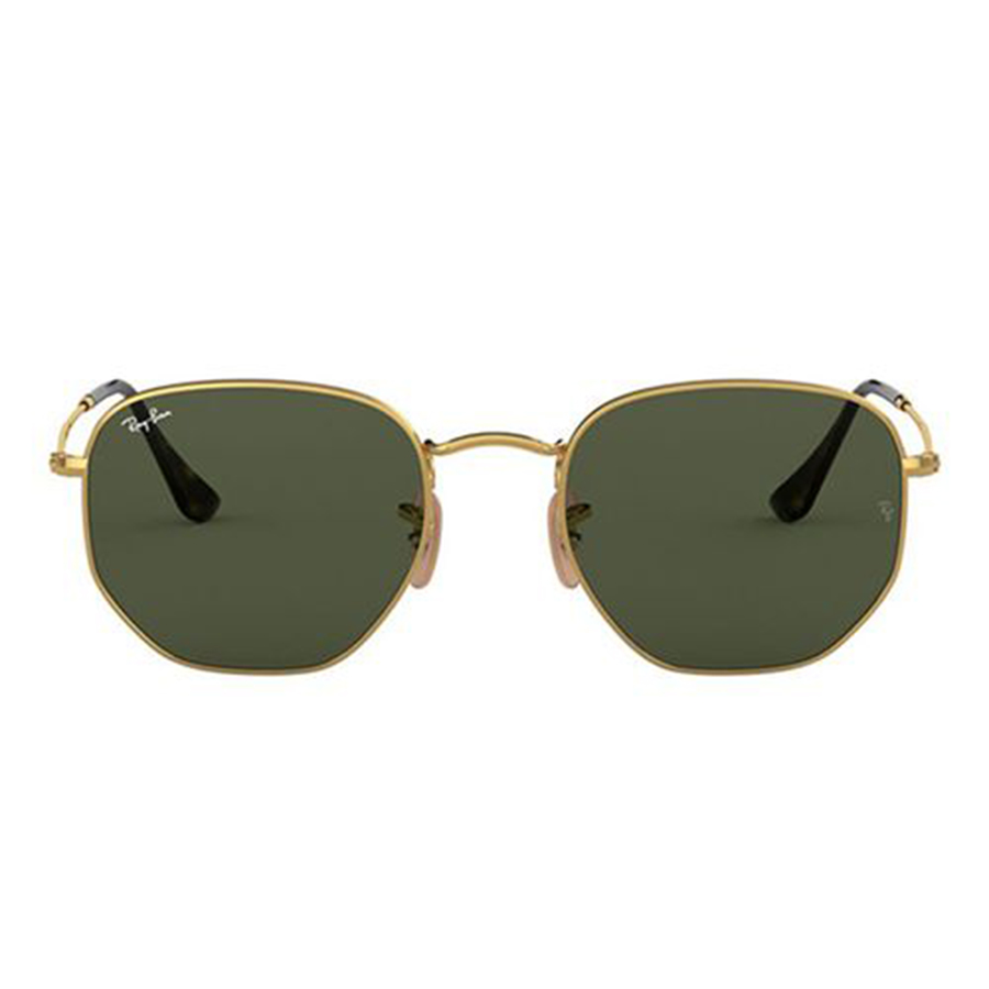 Kính Mát Rayban Hexagonal RB3548N 001 51 Gọng Kim Loại Màu Xanh Green