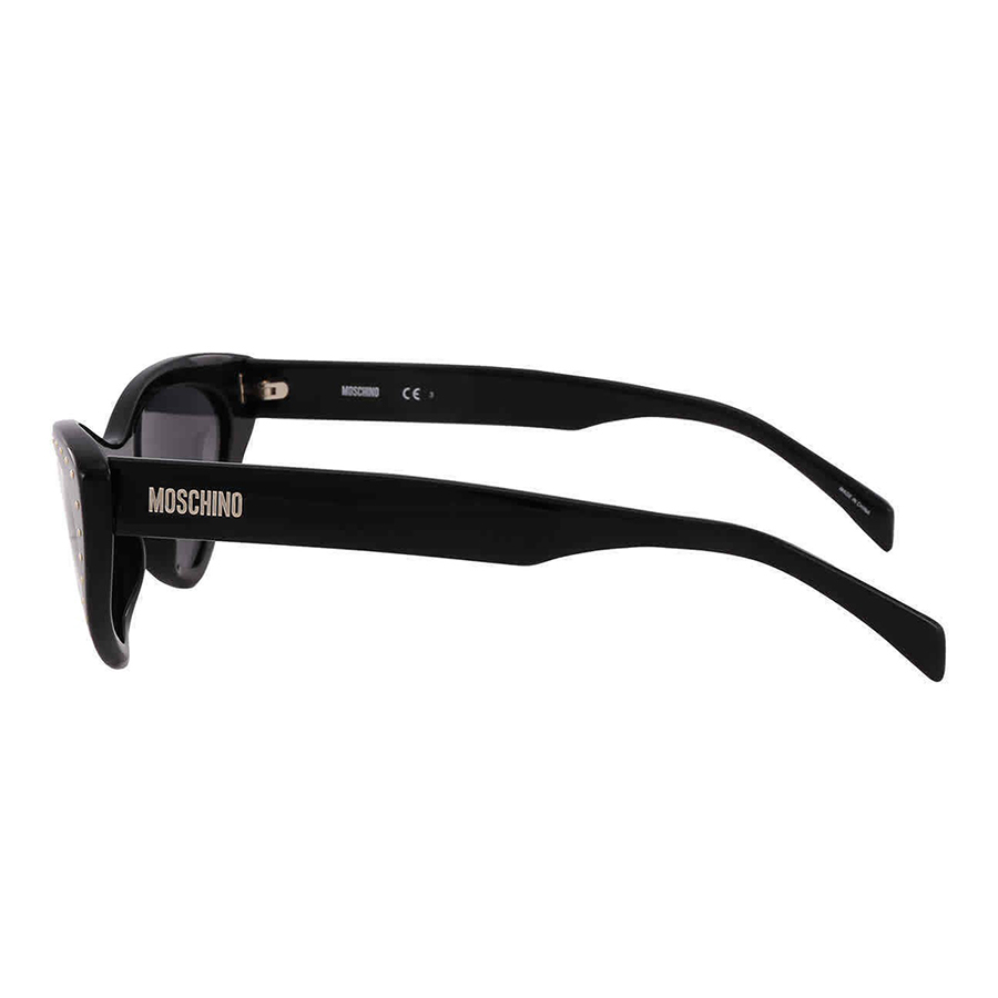 Kính Mát Nữ Moschino Grey Cat Eye Ladies Sunglasses MOS0006/S 0807/IR Màu Xám Đen
