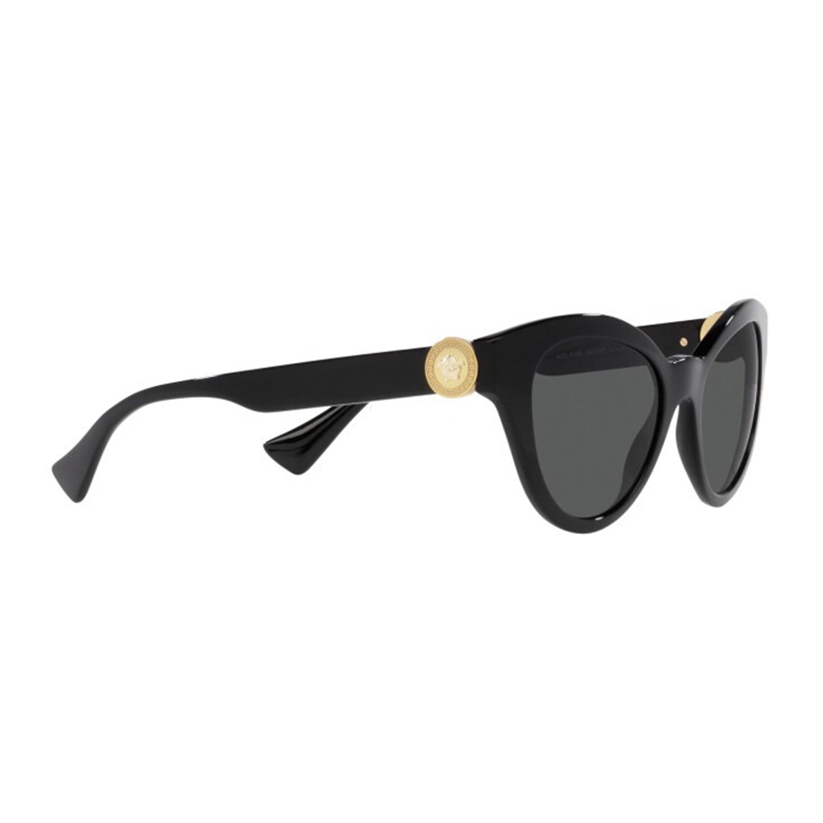 Kính Mát Nữ Versace Women's Black Sunglasses VE4435-GB1-87 Màu Đen Xám