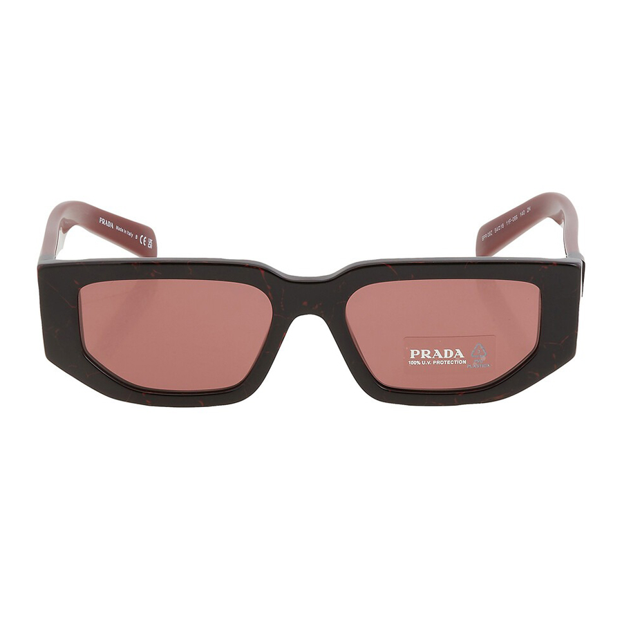 Kính Mát Prada Dark Violet Browline Sunglasses PR 09ZS 11F08S 54 Màu Tím Violet