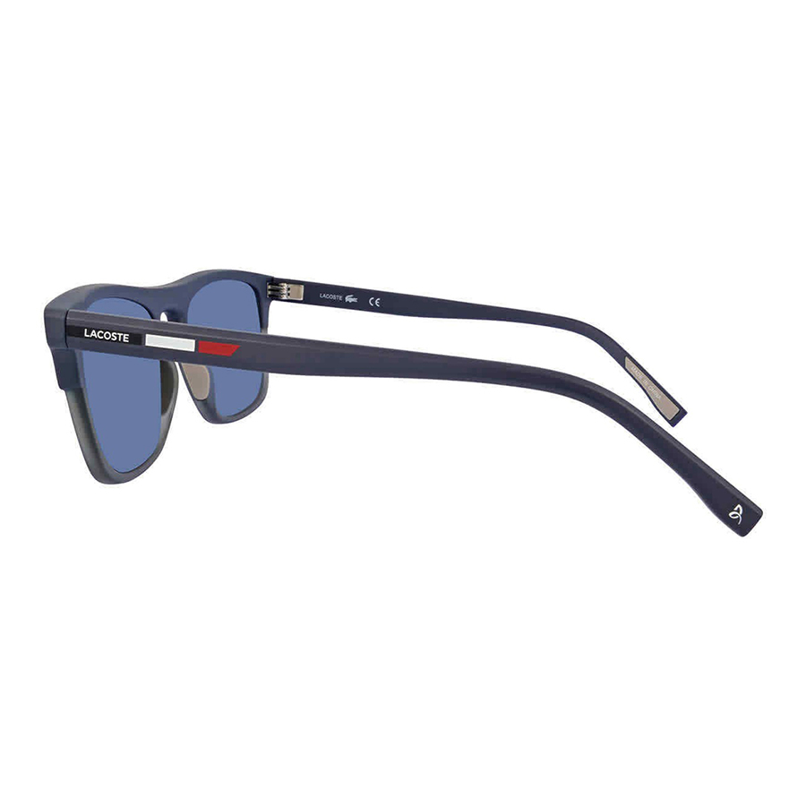 Kính Mát Nam Lacoste Blue Square Men's Sunglasses L610SND 424 55 Màu Xanh Blue