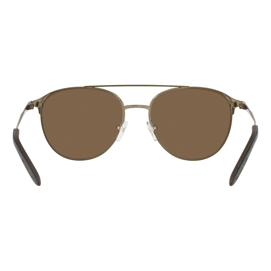 Kính Mát Nam Michael Kors MK Dark Brown Solid Pilot Men's Sunglasses MK1111 100173 54 Màu Nâu Đậm