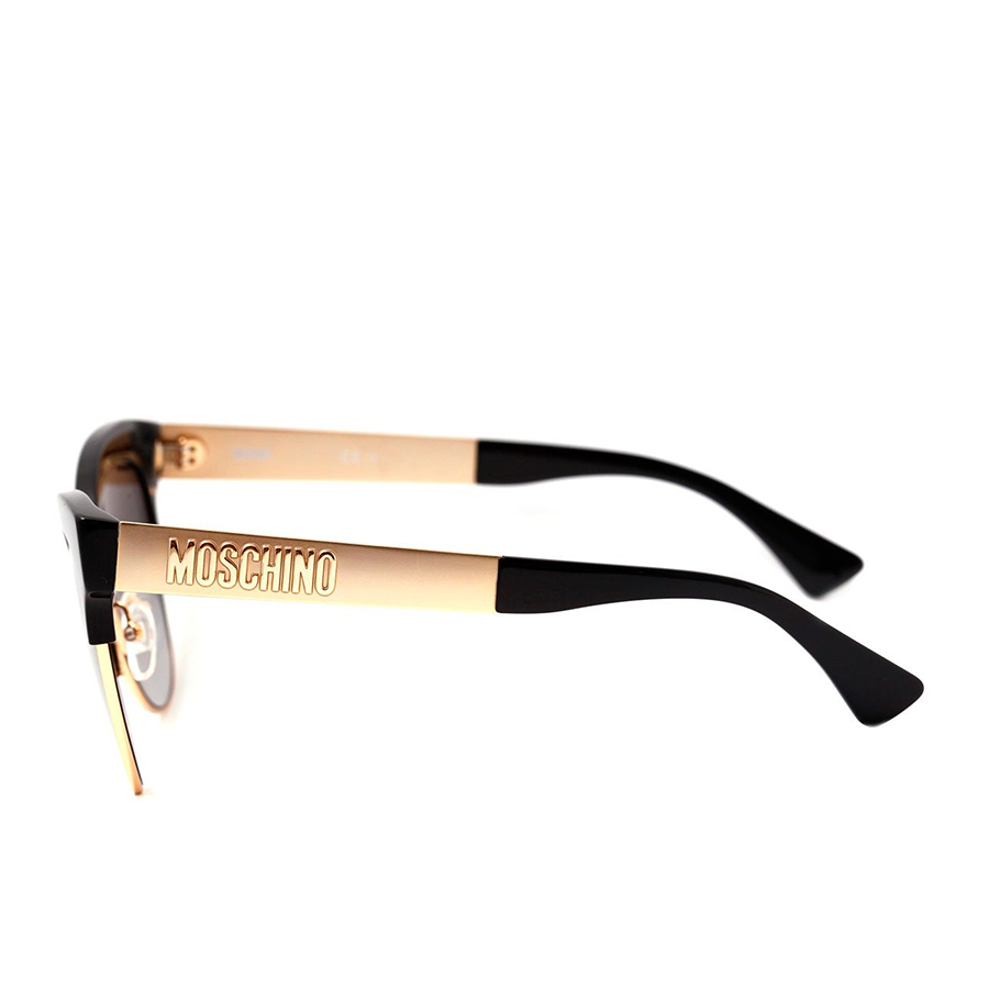 Kính Mát Nữ Moschino Ladies Cat Eye Sunglasses MOS038/S 0807 55-17 Màu Xám Đen