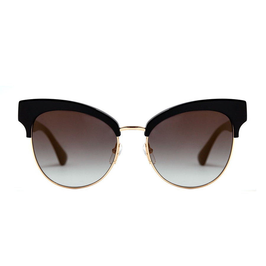 Kính Mát Nữ Moschino Ladies Cat Eye Sunglasses MOS038/S 0807 55-17 Màu Xám Đen