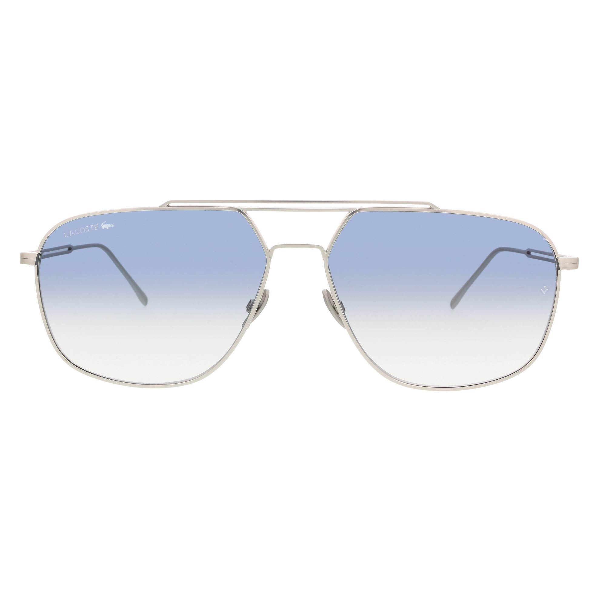 Kính Mát Nam Lacoste Geometric Aviator Unisex Sunglasses L220SPC 045 54 Màu Xanh