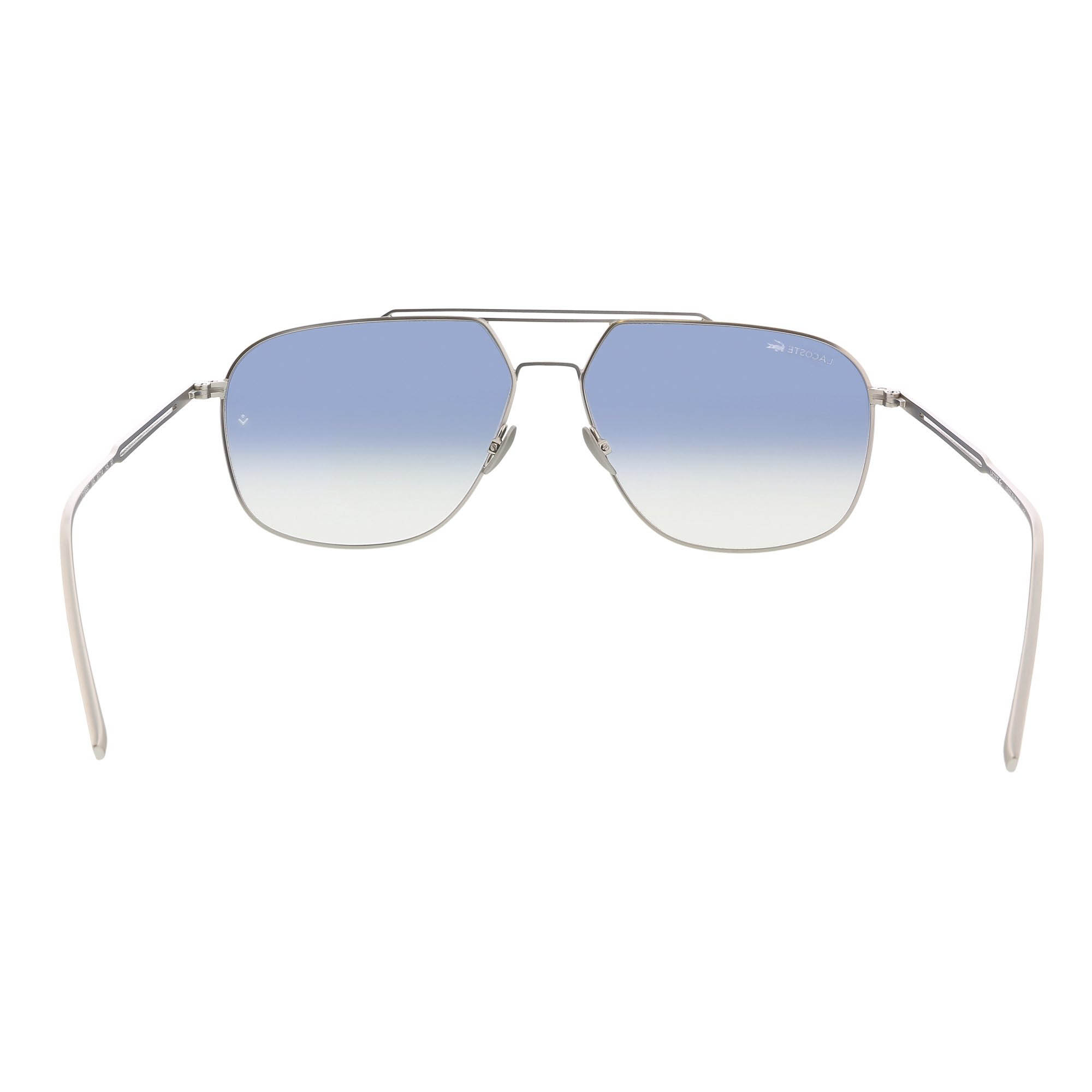 Kính Mát Nam Lacoste Geometric Aviator Unisex Sunglasses L220SPC 045 54 Màu Xanh