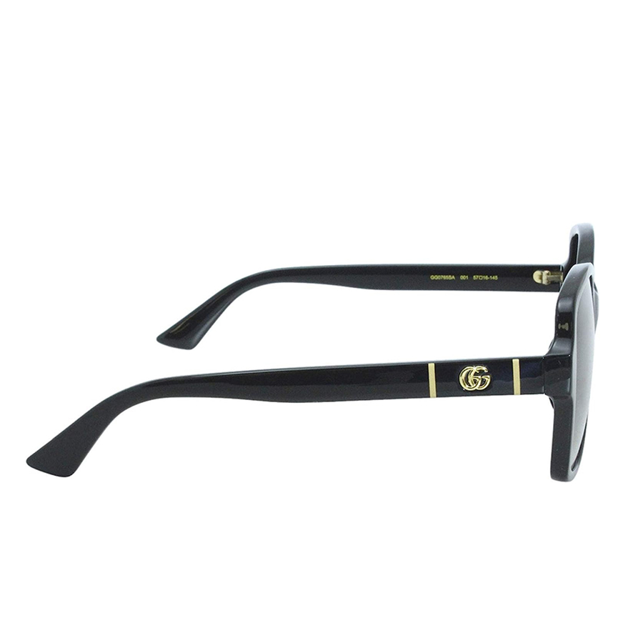 Kính Mát Nữ Gucci Black Grey Gradient Sunglasses GG0765SA 001 Màu Xám Đen