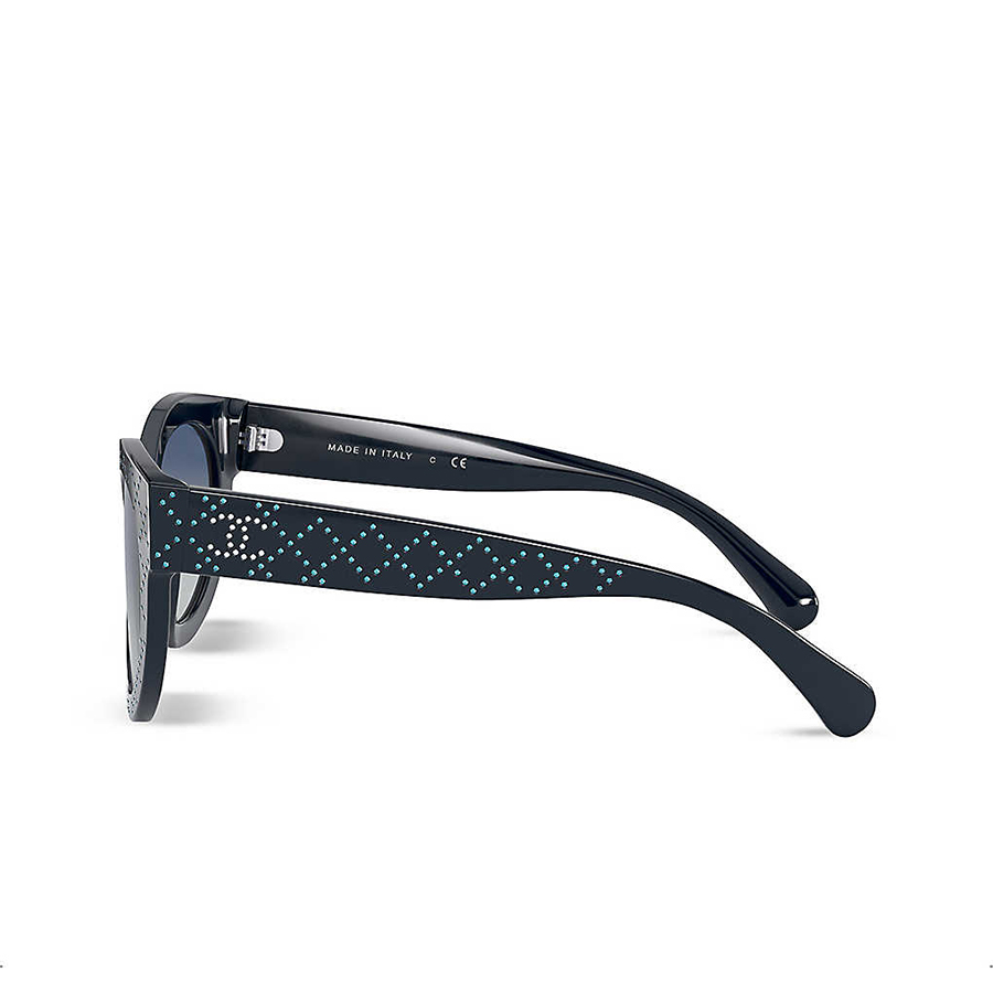 Kính Mát Nữ Chanel Butterfly Sunglasses CH5420B Màu Xanh Blue