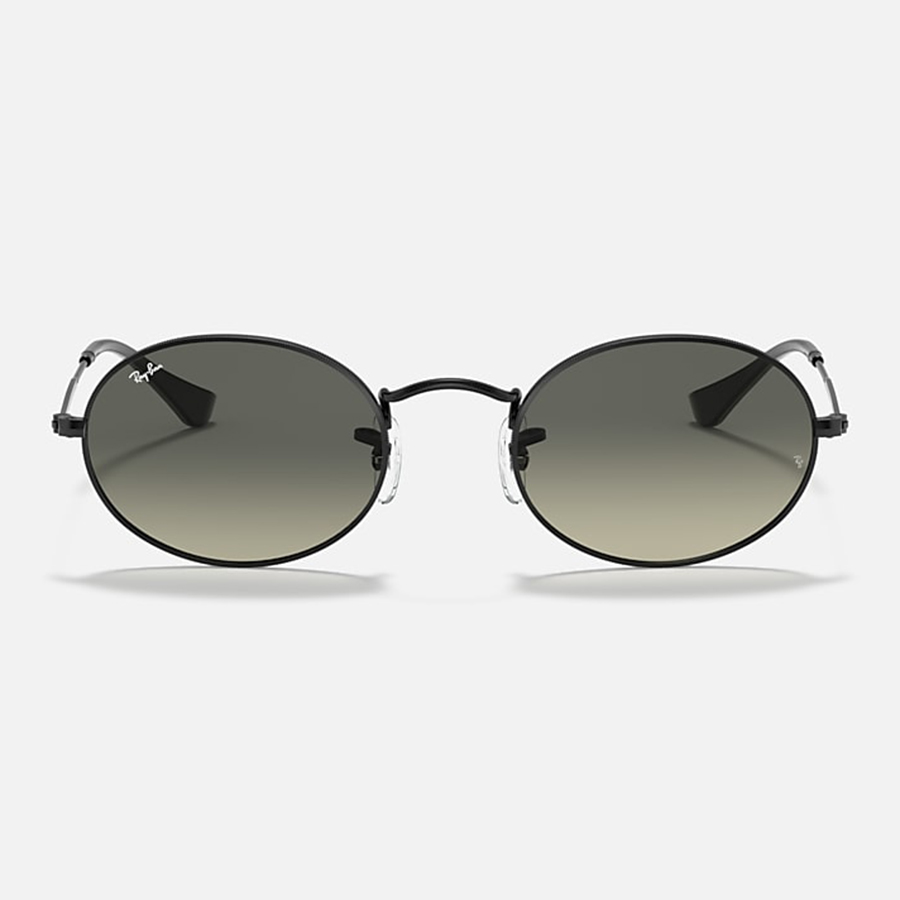 Kính Mát Rayban Oval Flat Lenses Sunglasses RB3547N 002/71  Màu Đen Size 54
