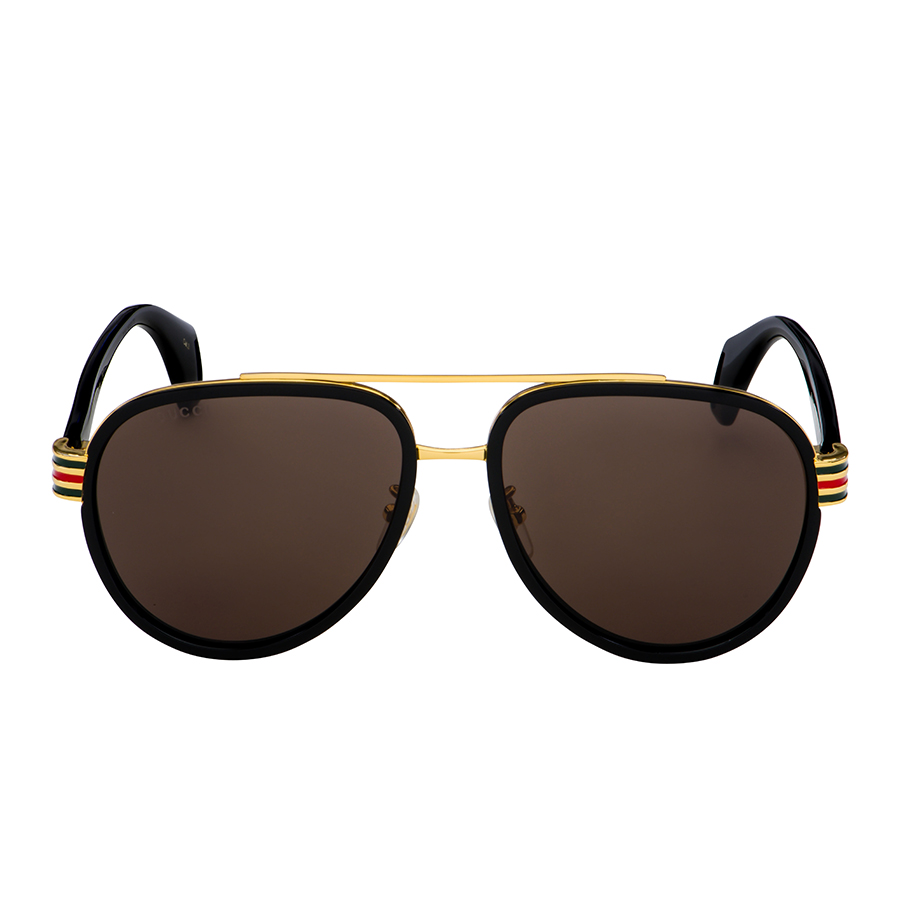 Kính Mát Nam Gucci Sunglasses GG0447S 003 Màu Nâu Đen
