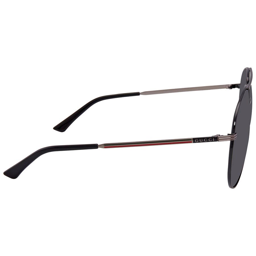 Kính Mát Nam Gucci Grey Pilot Men's Sunglasses GG0832S 001 64 Màu Xám