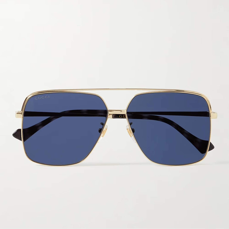 Kính Mát Gucci Sunglass GG1099SA 002 Màu Xanh Lam