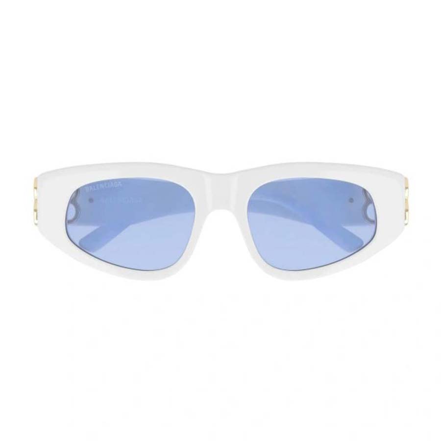 Kính Mát Balenciaga BB0095S 004 Sunglasses Màu Trắng