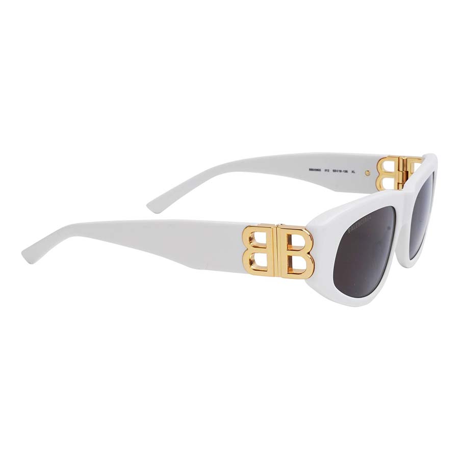 Kính Mát Balenciaga BB0095S 012 Sunglasses Màu Trắng