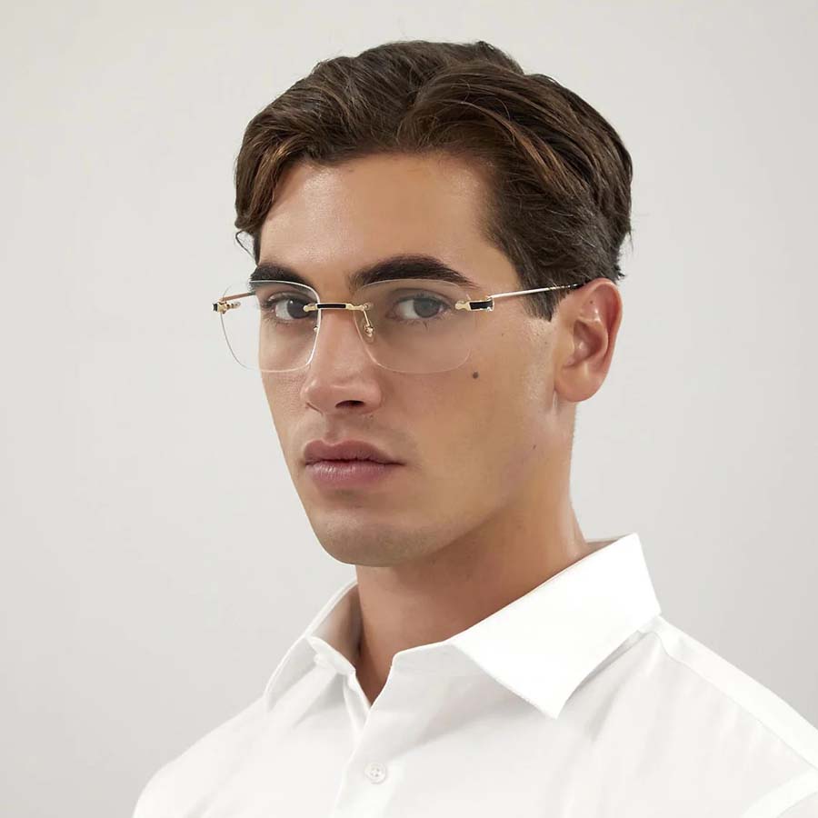 Kính Mắt Cận Cartier CT0343O 001 Glasses Trong Suốt
