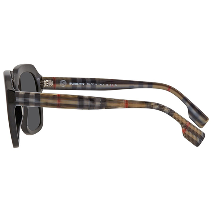 Kính Mát Burberry Dark Gray Square Men's Sunglasses BE4350 395287 55 Màu Xám Đậm