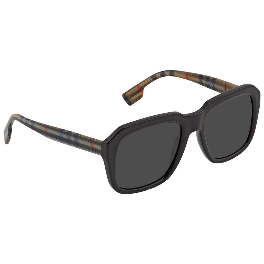 Kính Mát Burberry Dark Gray Square Men's Sunglasses BE4350 395287 55 Màu Xám Đậm