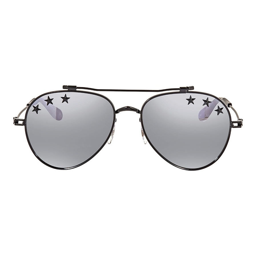 Kính Mát Givenchy Silver Mirror Aviator Unisex Sunglasses GV 7057STARS 0807/DC 58 Màu Bạc