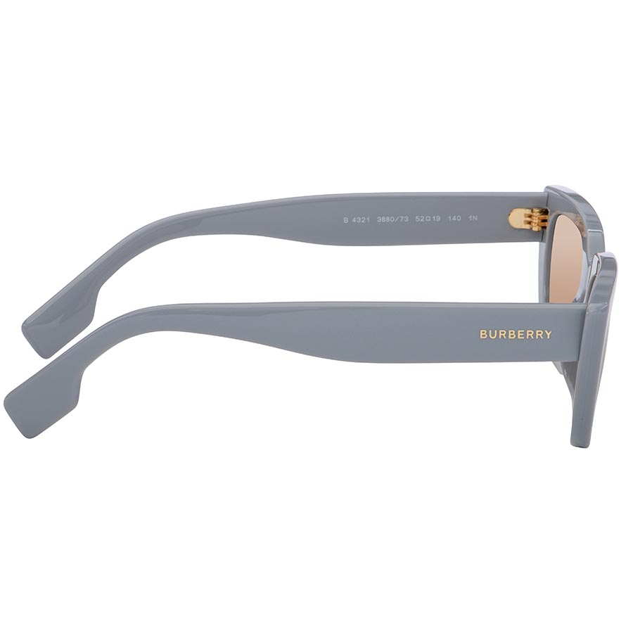 Kính Mát Burberry Sunglasses BE 4321 388073 52 Grey Light Brown Lens Màu Nâu Xám