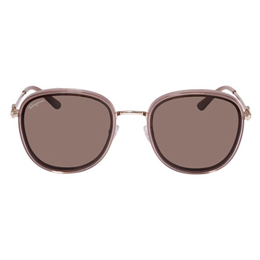 Kính Mát Salvatore Ferragamo Fashion Unisex  Sunglasses SF213SK-272 Màu Nâu