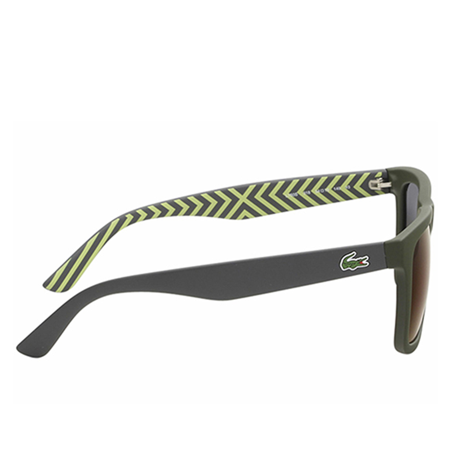 Kính Mát Lacoste Grey Square Men Sunglasses L750S 318 54 Màu Xám/Xanh Green