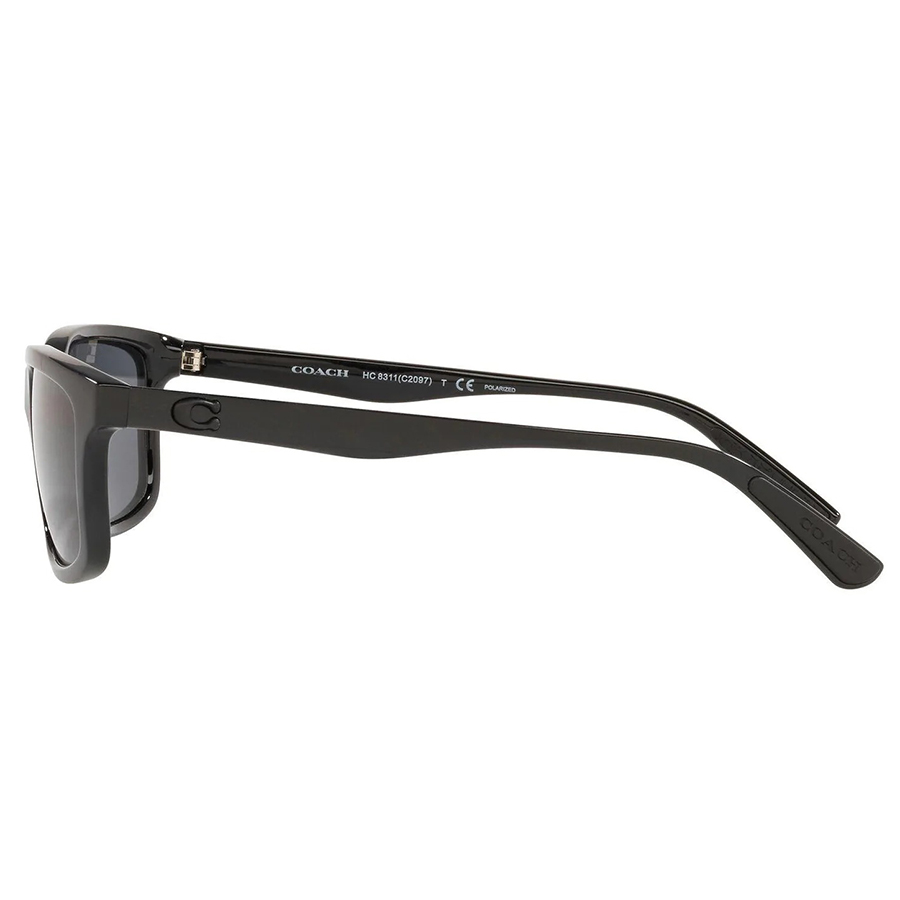 Kính Mát Coach Men Black Sunglasses HC8311U-500281 58mm Màu Xám Đen