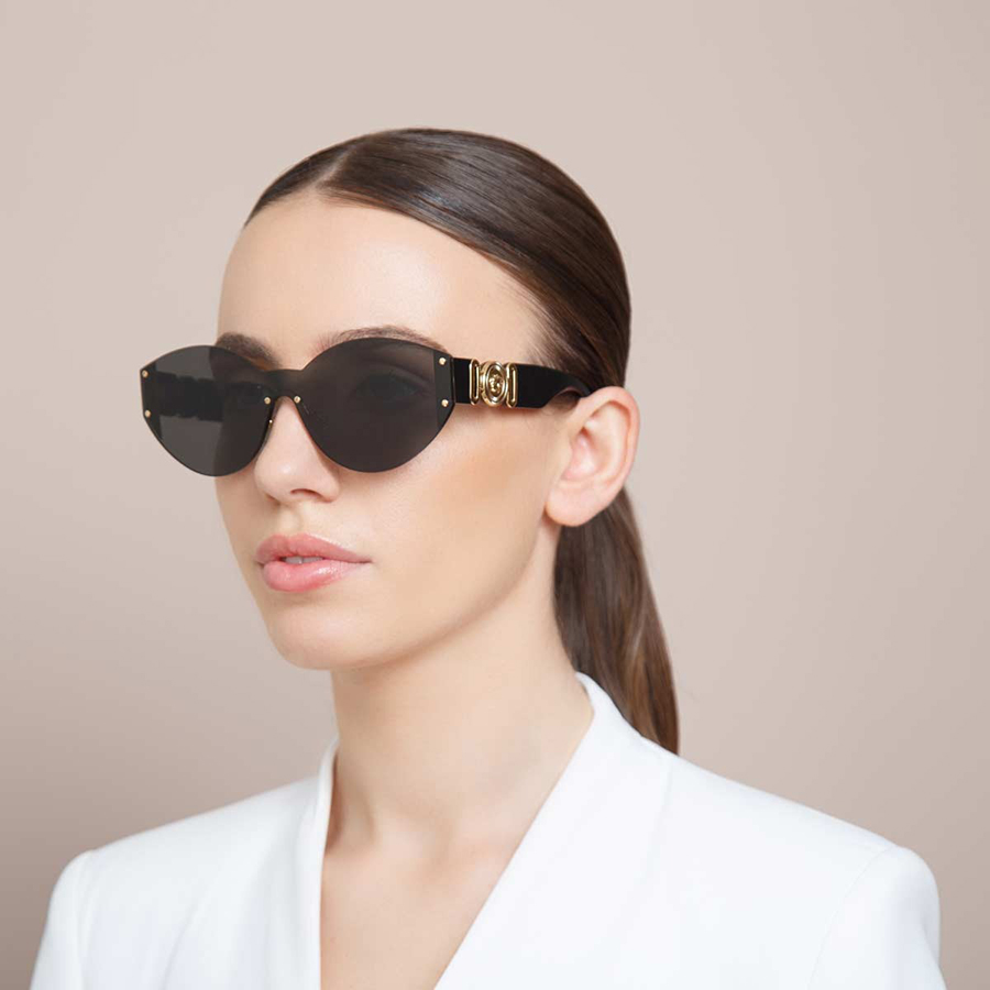 Kính Mát Versace Fashion Women's Sunglasses VE2224-GB1-87 Màu Xám