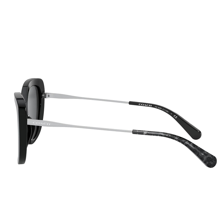 Kính Mát Coach Women Black Sunglasses HC8291-500287-54 Màu Đen