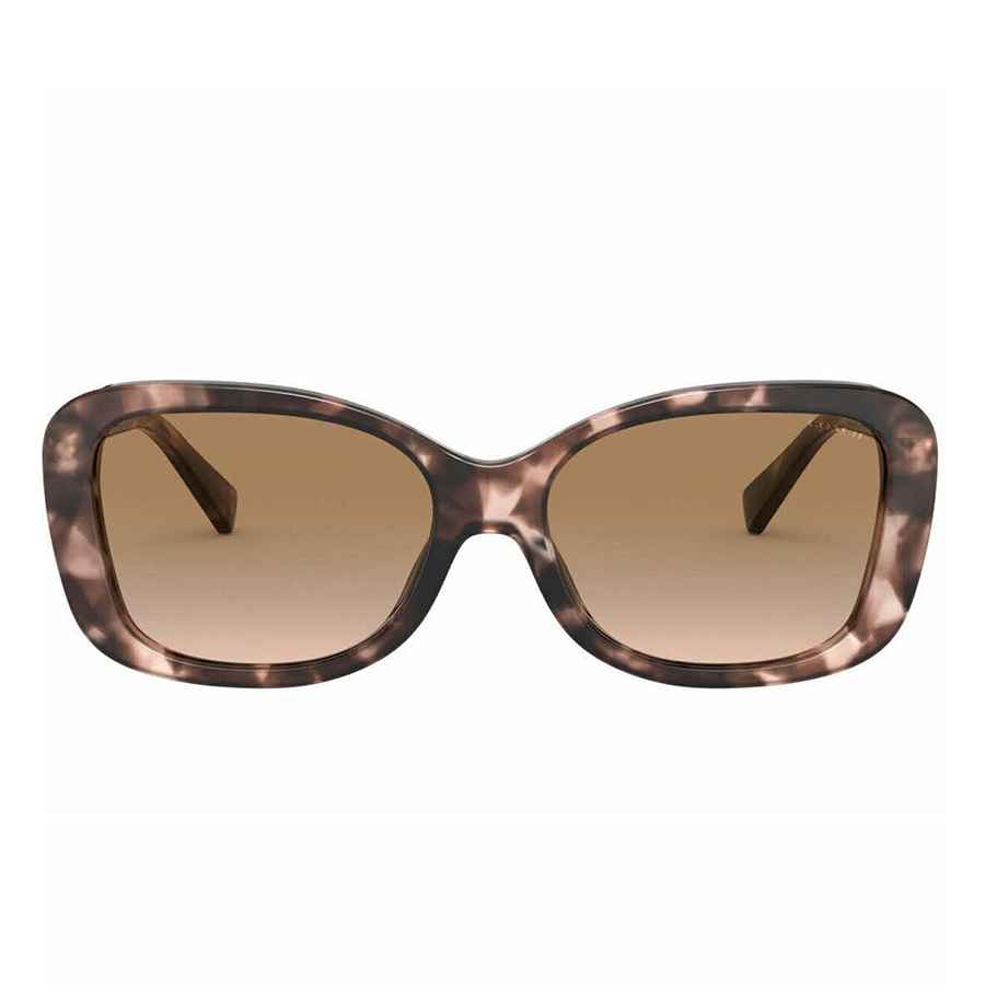 Kính Mát Coach Women Pink Tortoise Sunglasses HC8286F-559013 58 Màu Nâu
