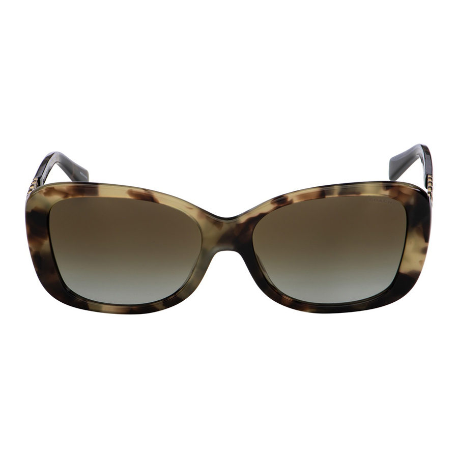 Kính Mát Coach Women Green Tortoise Sunglasses HC8286-55927Z-57 Màu Xanh Gradient