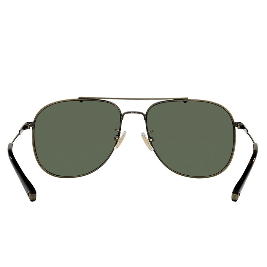 Kính Mát Coach Men Fashion Antique Gold Sunglasse HC7088-933371-57 57mm Màu Xanh Green