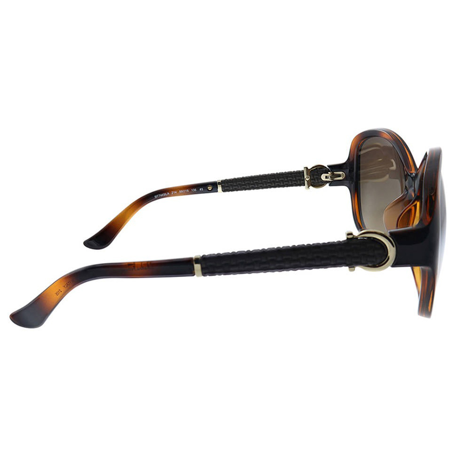 Kính Mát Salvatore Ferragamo Women SF744SLA-214-59 Fashion 59mm Tortoise Sunglasses Phối Màu