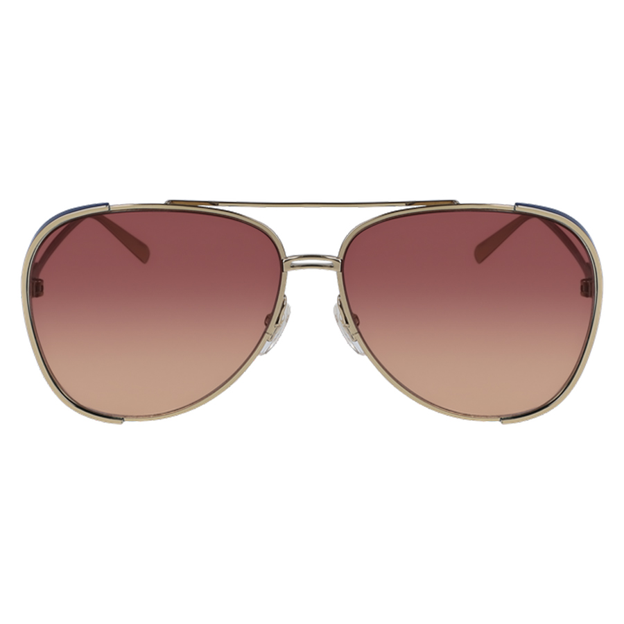 Kính Mát Salvatore Ferragamo Aviator Ladies Sunglasses SF205S 743 Phối Màu