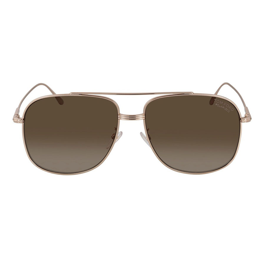 Kính Mát Tom Ford Brown Aviator Unisex Sunglasses TF0806K 28D 62 Màu Nâu