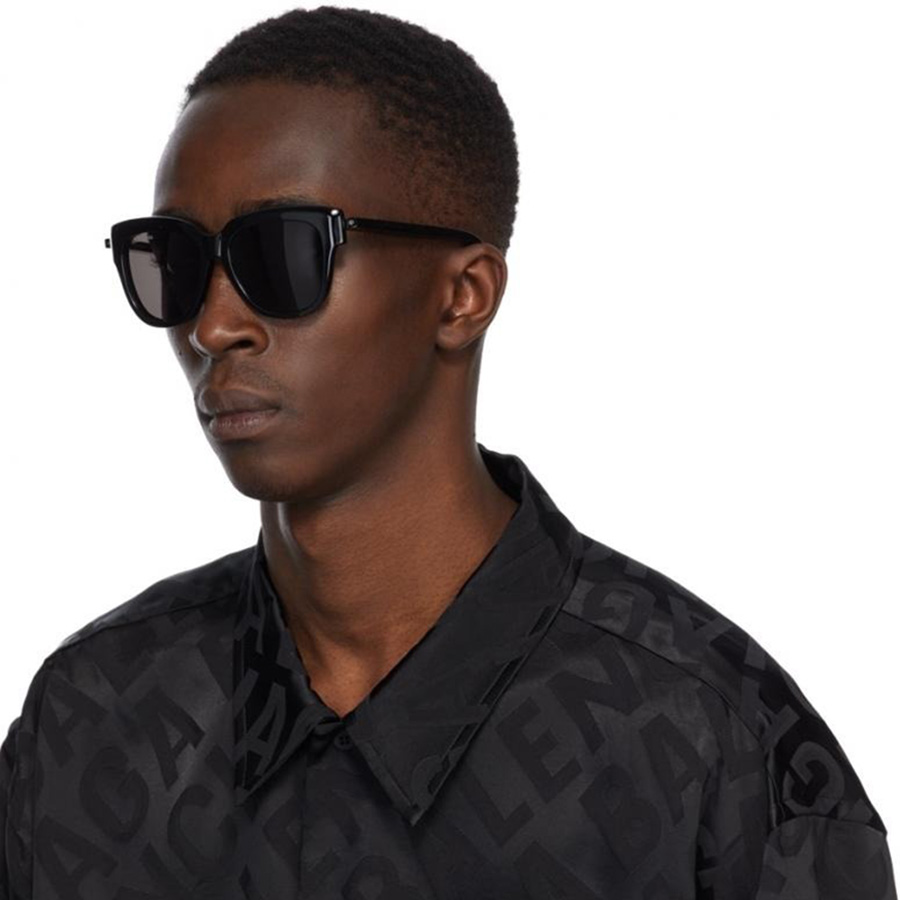 Kính Mát Balenciaga Sunglasses BB0160S 001 Màu Đen Xám