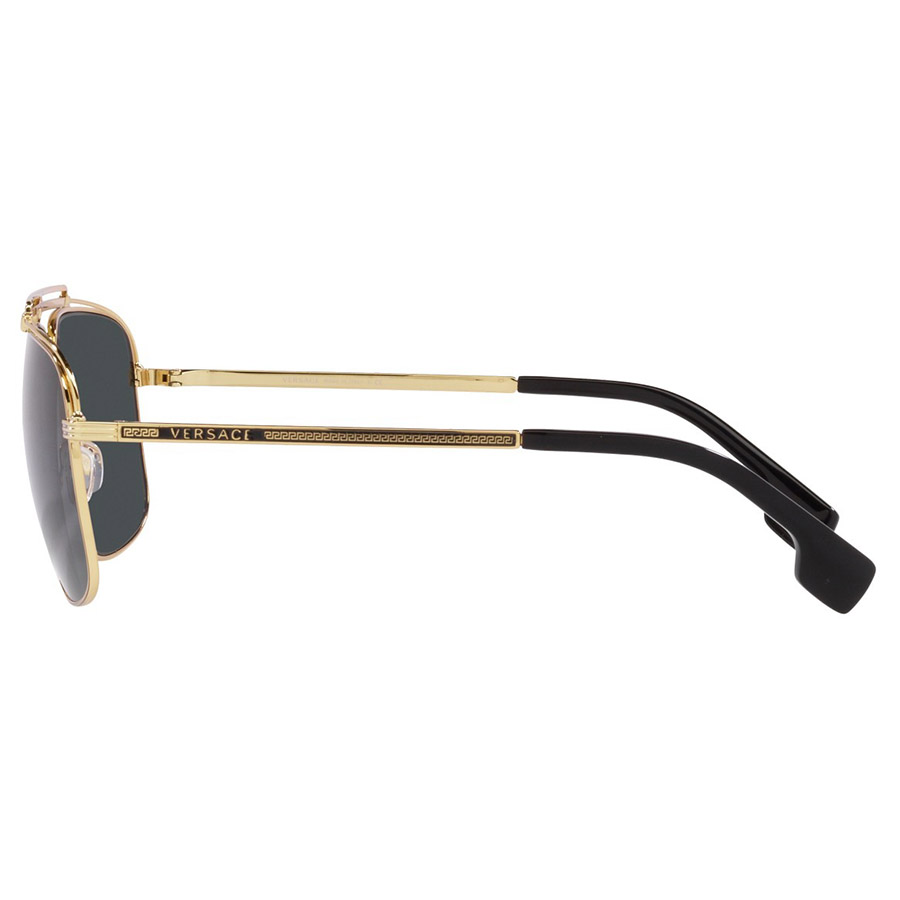 Kính Mát Versace Sunglasses VE2242 100287 Gold Màu Xám Vàng