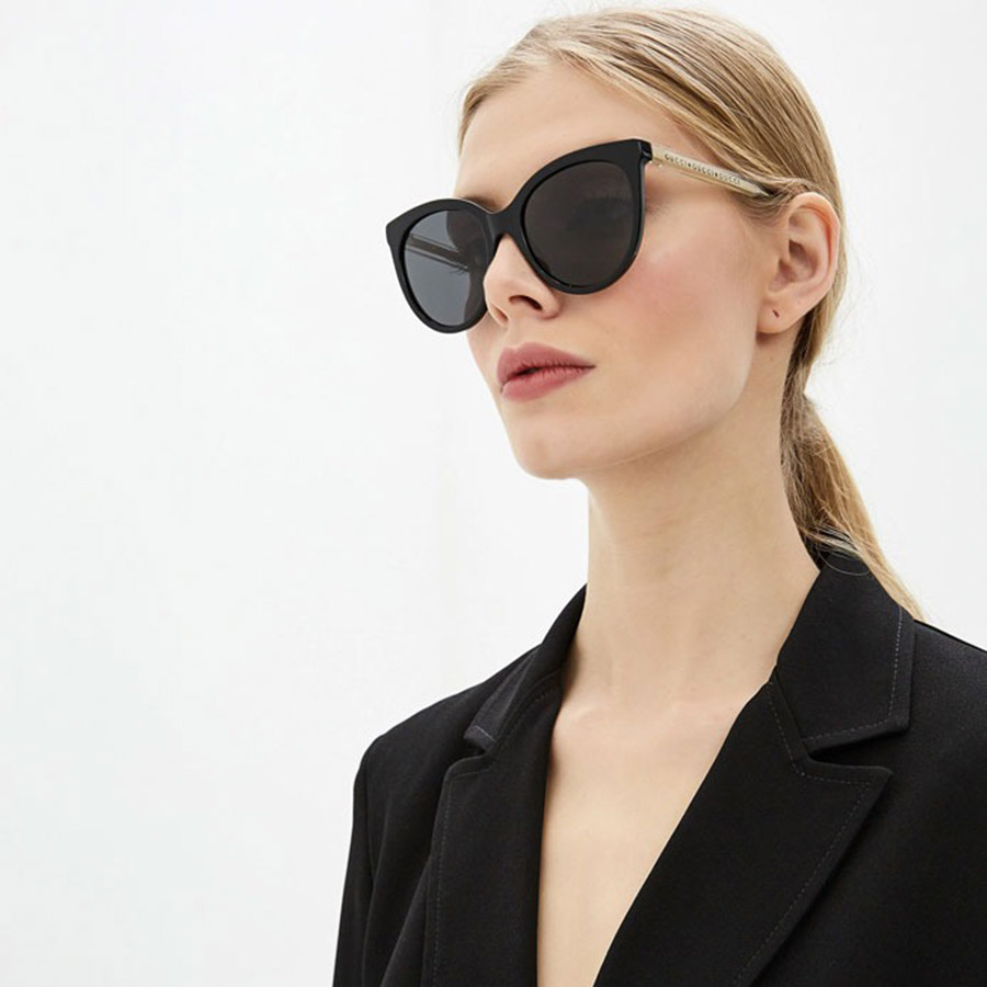 Kính Mát Gucci GG0565S 001 Women's sunglasses Màu Đen Vàng