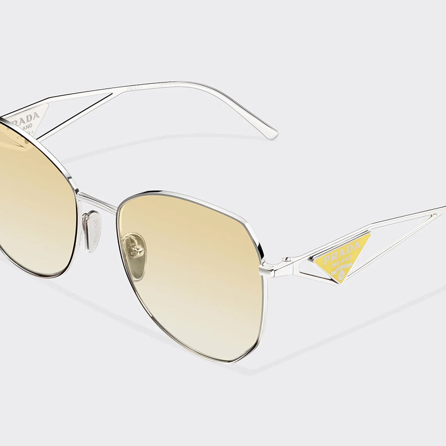 Kính Mát Prada Symbole Sunglasses SPR57Y_E1BC_FE01R_C_057 Màu Vàng