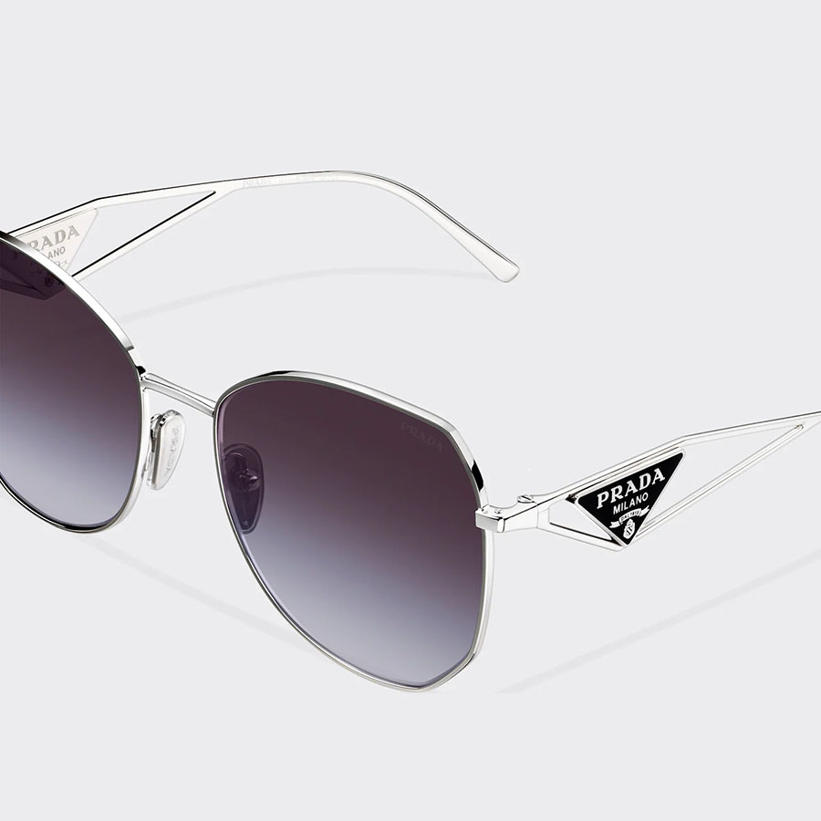 Kính Mát Prada Symbole Sunglasses SPR57Y_E1BC_F05D1_C_057 Màu Đen